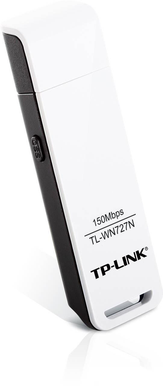TP-Link TL-WN727N Wi-Fi USB адаптер N150, до 150 Мбит/с на 2,4 ГГц, USB 2.0