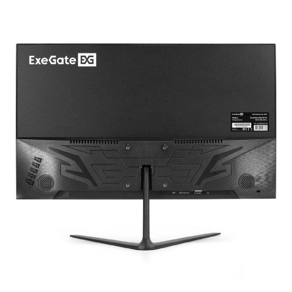 LCD ExeGate 23.8" EP2407TA SmartView черный {IPS 1920x1080 75Hz 5ms 16:9 250cd 1000:1 178/178 D-Sub HDMI1.4  DisplayPort AudioOut встроенный БП FreeSync VESA регулировка наклона} [EX295525RUS]