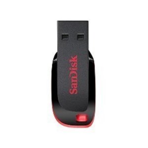 SanDisk USB Drive 16Gb Cruzer Blade SDCZ50-016G-B35 {USB2.0, Black-Red} 