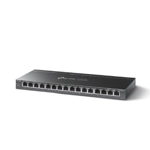 TP-Link TL-SG116P Настольный коммутатор с 16 гигабитными портами PoE+