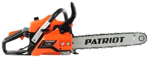Бензопила PATRIOT PT3816 Emperial [220105515] {раб. объем 38сс, 2,0 л.с, шина 16", цепь 3/8" ; 0,050"/1,3mm ; 57 звеньев; облегченный запуск Easy Start; }