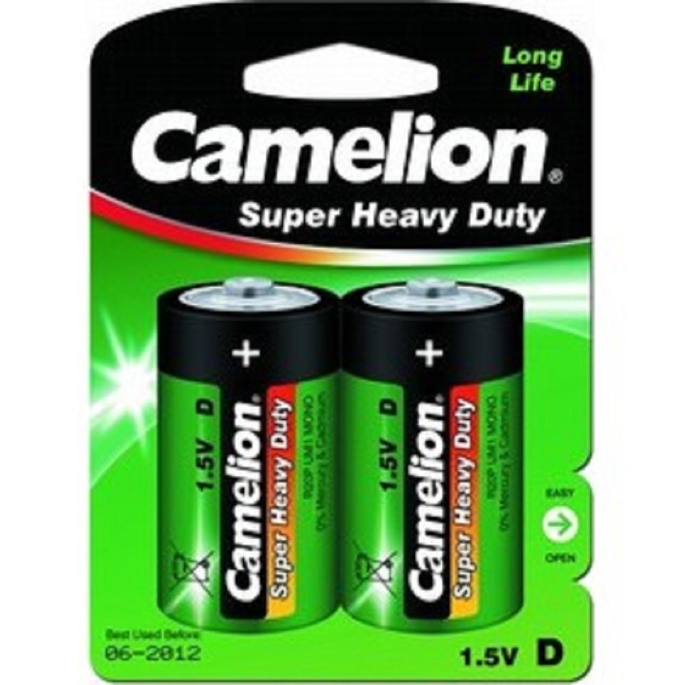 Camelion  R20  BL-2 (R20P-BP2G, батарейка,1.5В)  (2 шт. в уп-ке), 1671