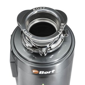 Bort Измельчитель пищевых отходов TITAN 6000 {Мощность л.с. 0,75 ; 600 Вт; 5,2 кг/мин; 4000 об/мин; 1400 мл; Металл ; набор аксессуаров 8 шт} [93417869]