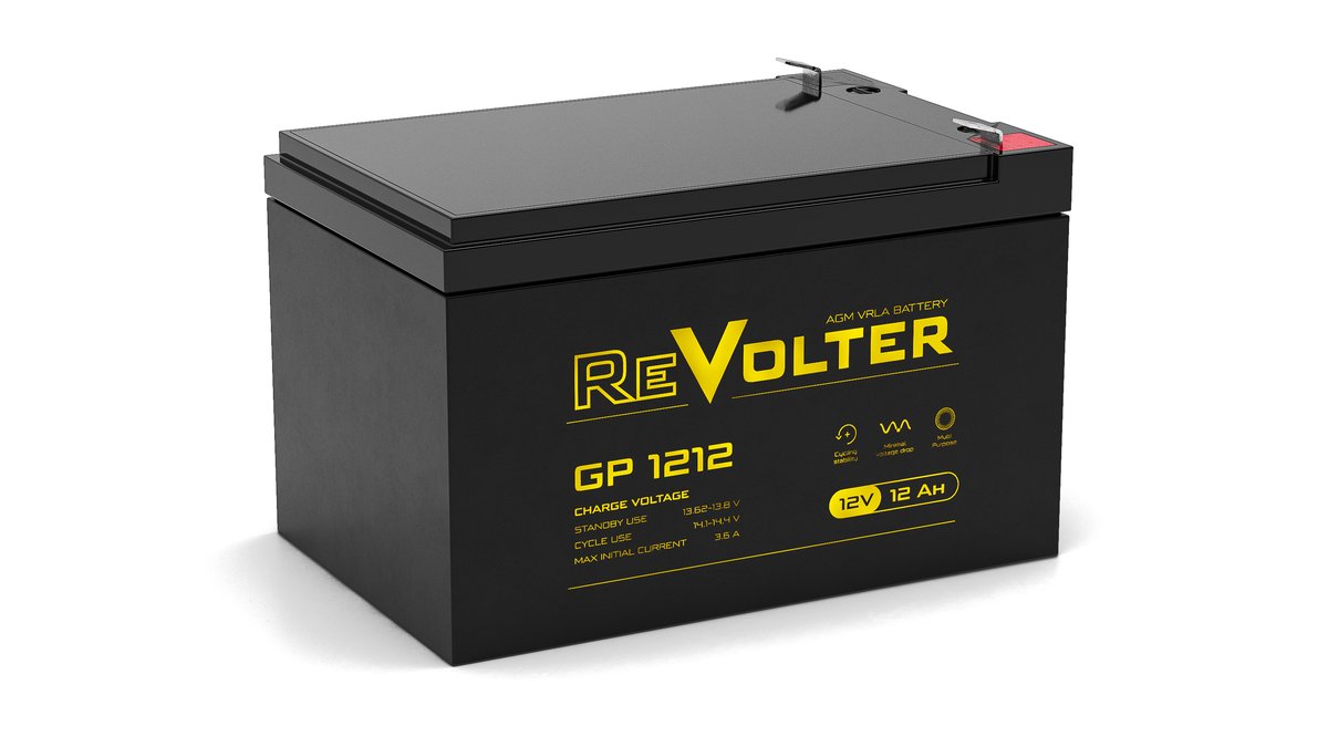 Батарея DELTA BATTERY DT 1212 12V 12Ah, 4614010040013