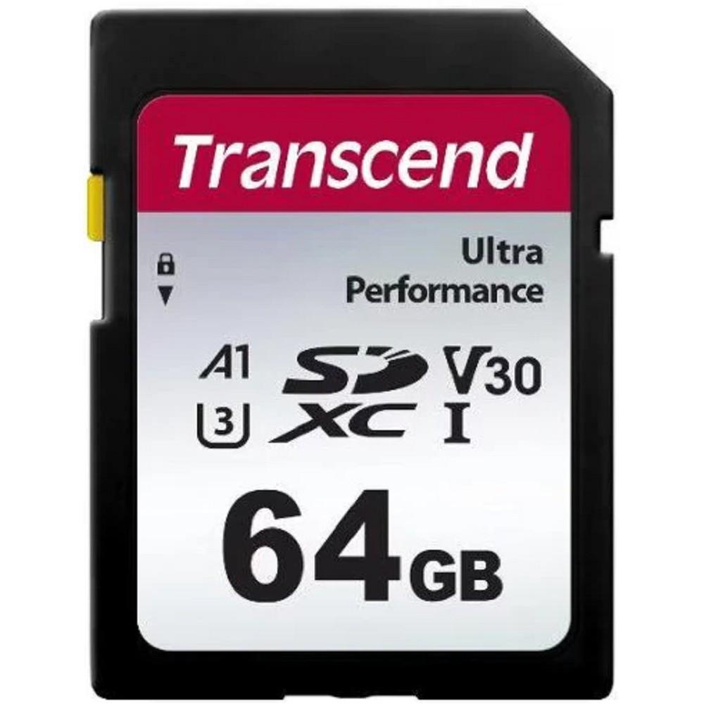 SecureDigital 64GB Transcend 340S UHS-I Class U3 V30 A2, TS64GSDC340S
