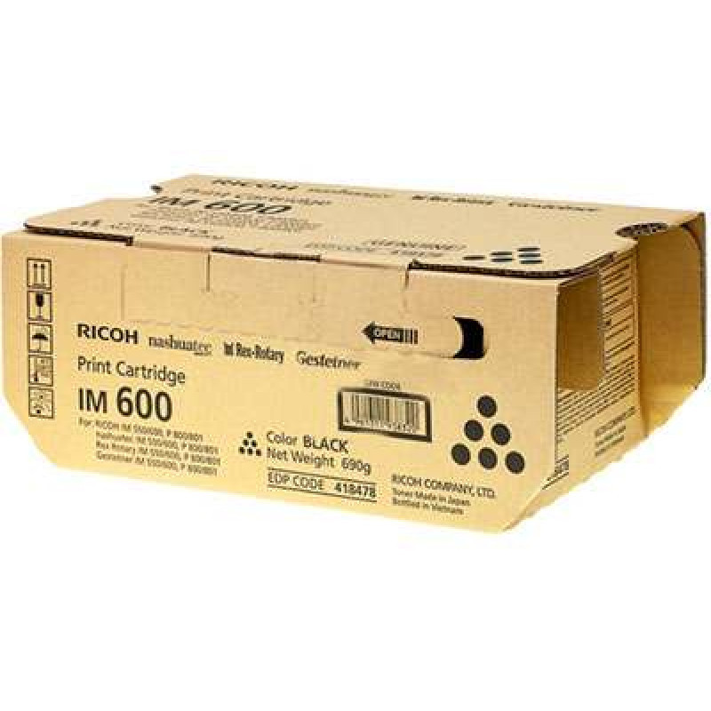 Тонер IM600 для Ricoh P800/801/IM550/600 (25500стр) 418478