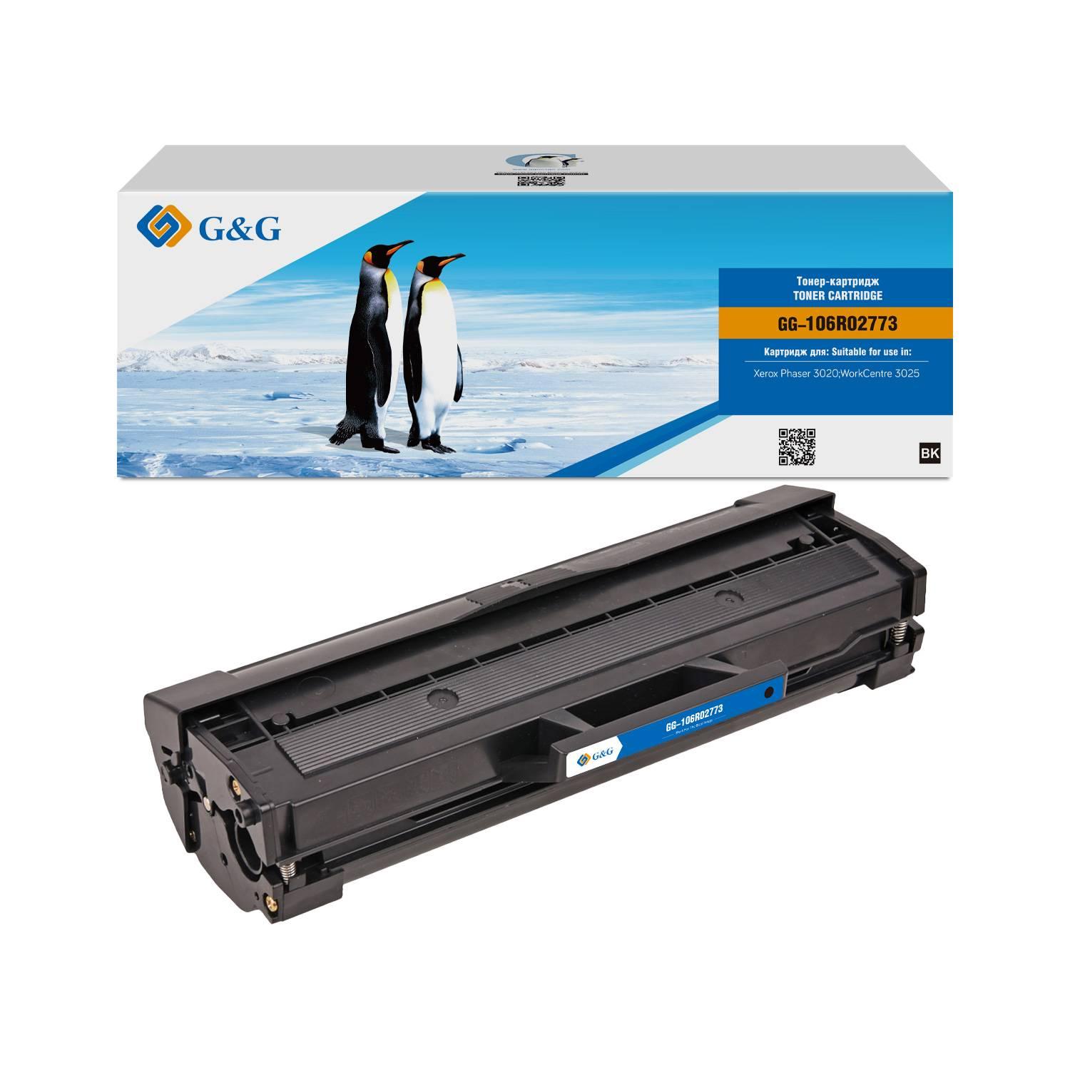 Картридж G&G, аналог Xerox 106R02773 1.5k с чипом, NT-PX3020C-B-XP-S1