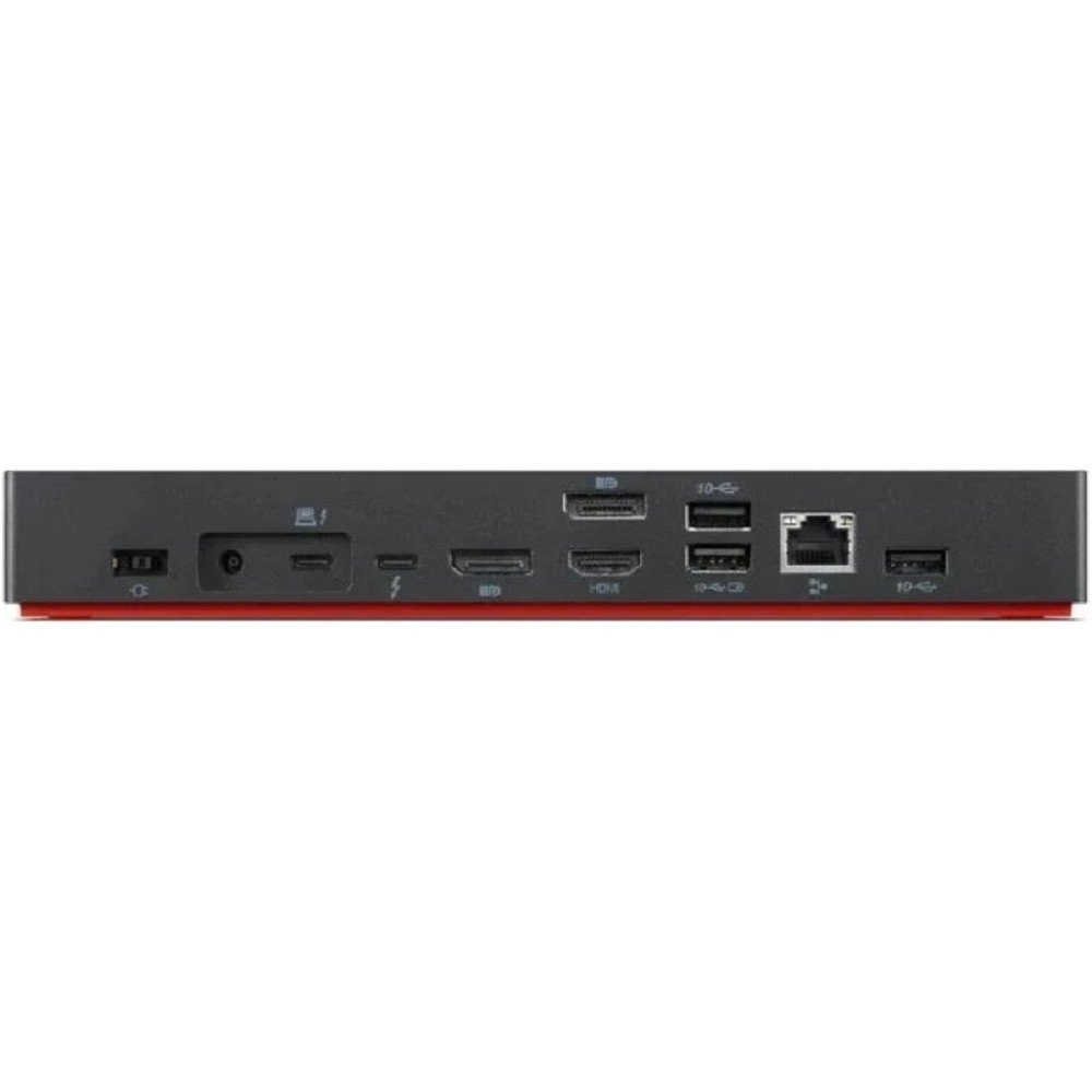 Lenovo [40B00135EU] ThinkPad Universal Thunderbolt 4 Dock USB-C Dock (2x DP, 1x HDMI, 4x USB A 3.1 Gen 1, 1x USB Type-C, 1x RJ-45, 1x Combo Audio Jack 3.5mm/Thunderbolt 4 Power/Up to 4 ext