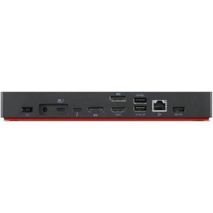 Lenovo [40B00135EU] ThinkPad Universal Thunderbolt 4 Dock USB-C Dock (2x DP, 1x HDMI, 4x USB A 3.1 Gen 1, 1x USB Type-C, 1x RJ-45, 1x Combo Audio Jack 3.5mm/Thunderbolt 4 Power/Up to 4 ext