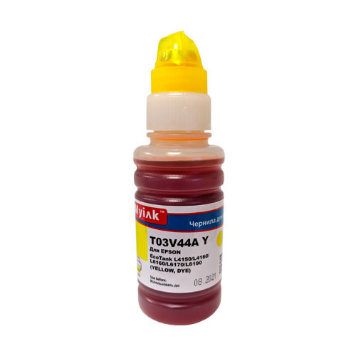 Чернила для EPSON EcoTank (101) L4150/L4160/L6160/L6170/L6190 (70мл,yellow, Dye) T03V44A MyInk