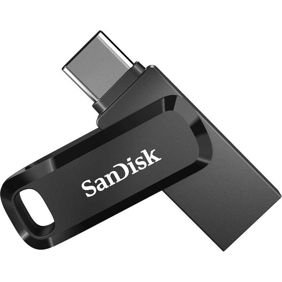 SanDisk USB Drive 256GB Ultra Dual Drive Go, USB 3.1 - USB Type-C Black, SDDDC3-256G-G46