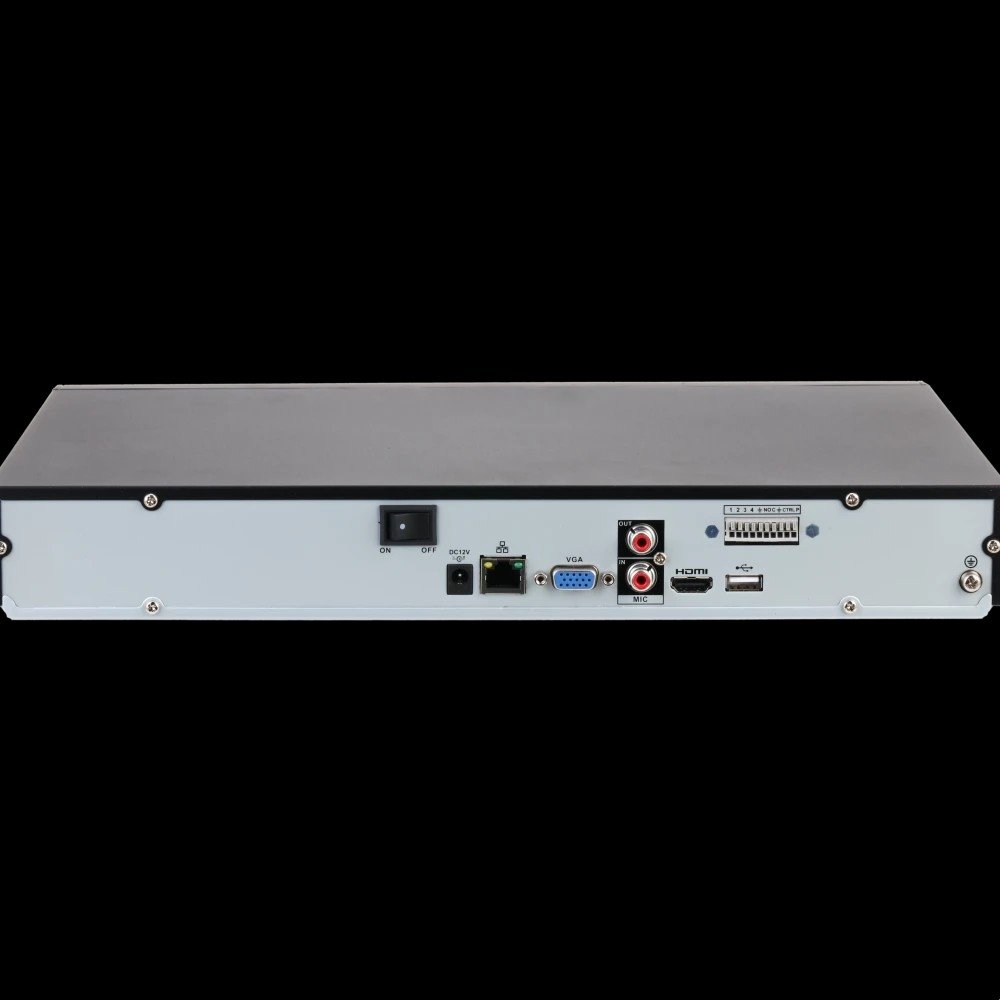 DAHUA DHI-NVR4208-4KS3 8-канальный IP-видеорегистратор 4K и H.265+, входящий поток до 160Мбит/с, видеоаналитика, 2 SATA III до 20Тбайт