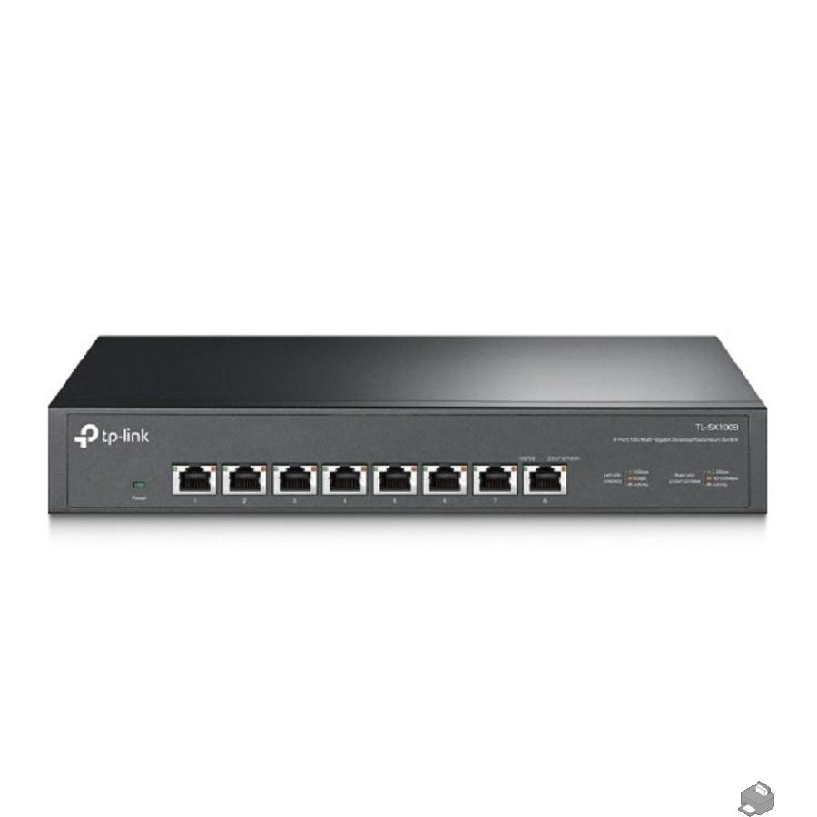 TP-Link TL-SX1008 Коммутатор с 8 портами 10 Гбит/с для размещения на столе или в стойке