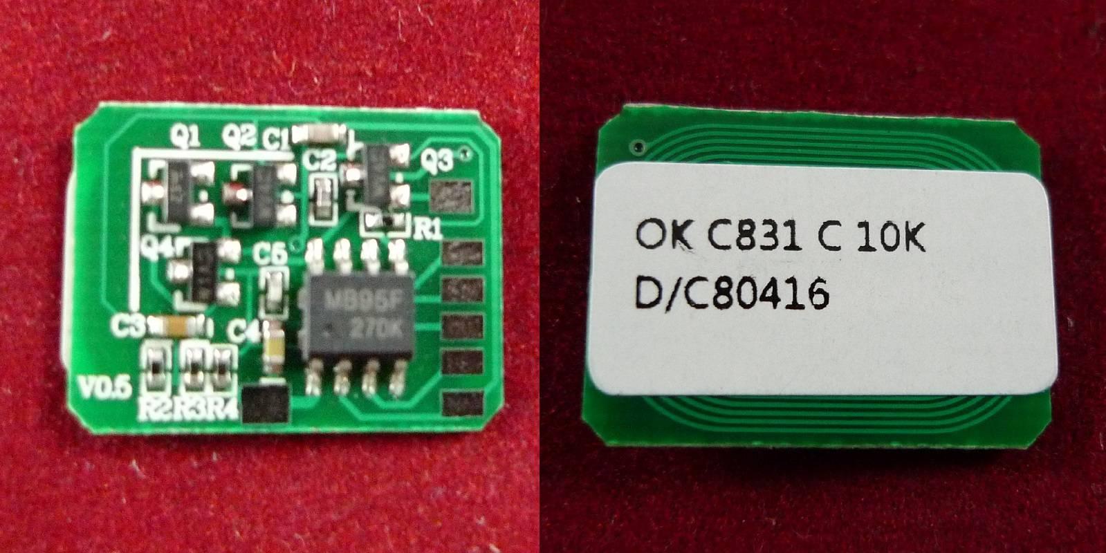 Чип OKI C831/841 (44844507) Cyan, 10K ELP Imaging®, ELP-CH-C831-C