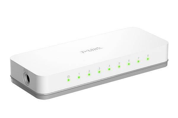 D-Link DES-1008C/B1A Неуправляемый коммутатор с 8 портами 10/100Base-TX