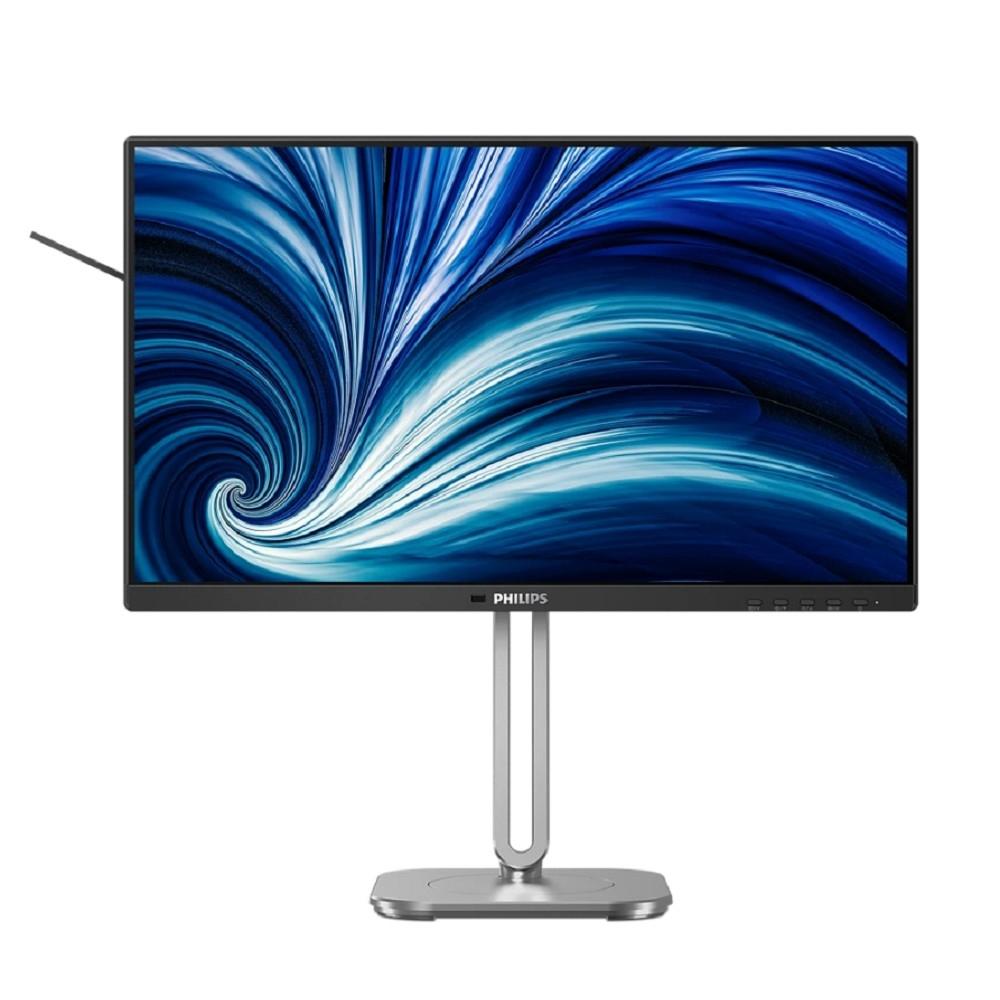 LCD PHILIPS 23.8" 24B2N4200/00 Black с поворотом экрана {IPS 1920x1080 120Hz 4ms 178/178 300cd 1500:1 HDMI DisplaePort 4xUSB3.2 2x2W HAS Pivot}