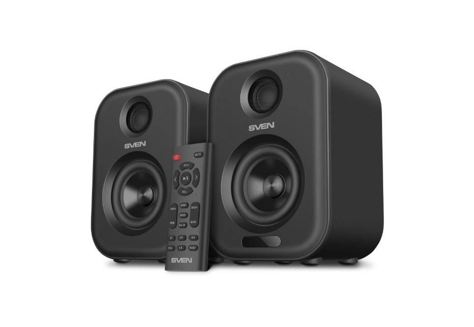 SVEN MC-5, серый (50 Вт, Bluetooth, RCA, OPT, USB, microSD, пульт)  2, SV-022464