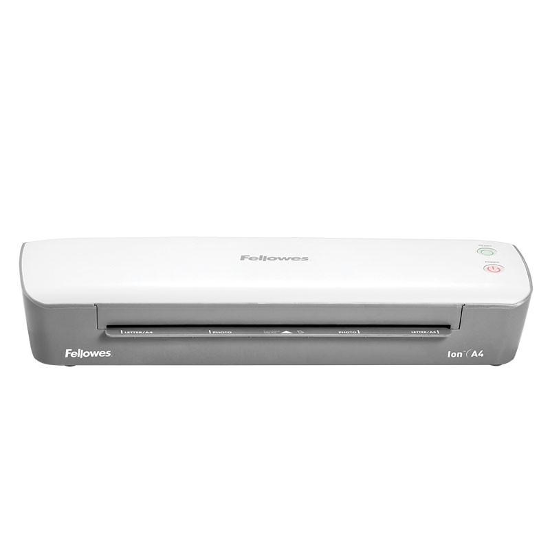 Fellowes Ламинатор Ion A4 FS-4560001 {75-125 мкм, 30 см/мин, AutoShutOff, механизм освобождения, стартовый набор пленок} 
