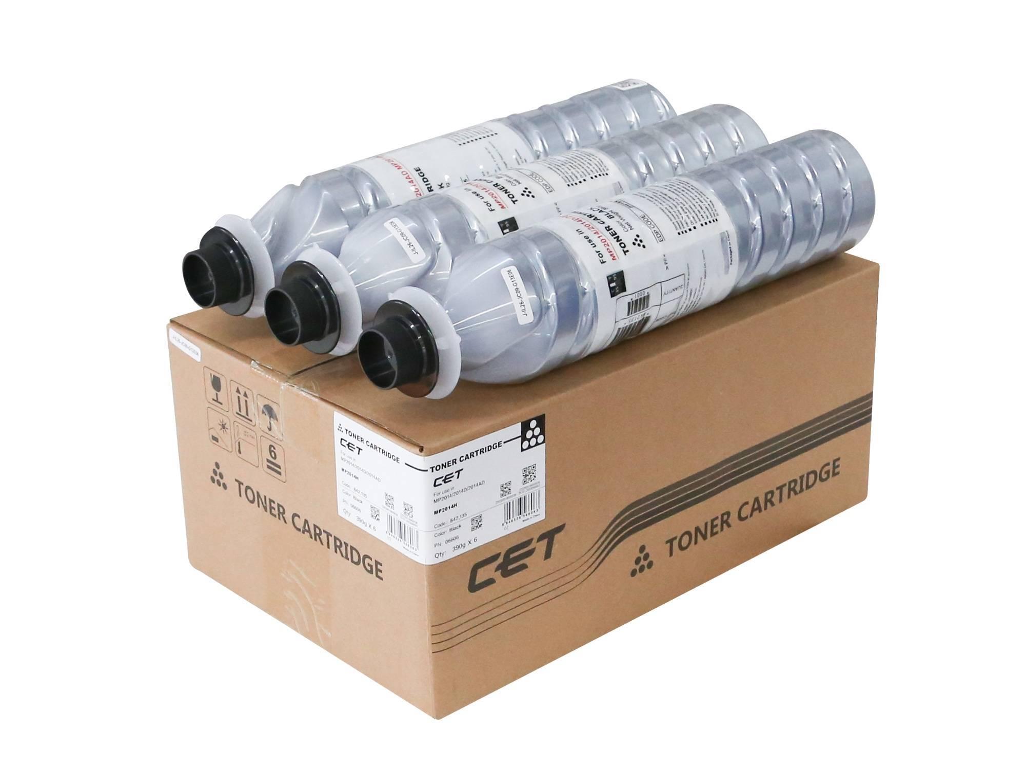 Тонер-картридж для RICOH MP2014/2014D (CPP) 390г, 12000 стр. (842135/MP2014H) CET, CET6606