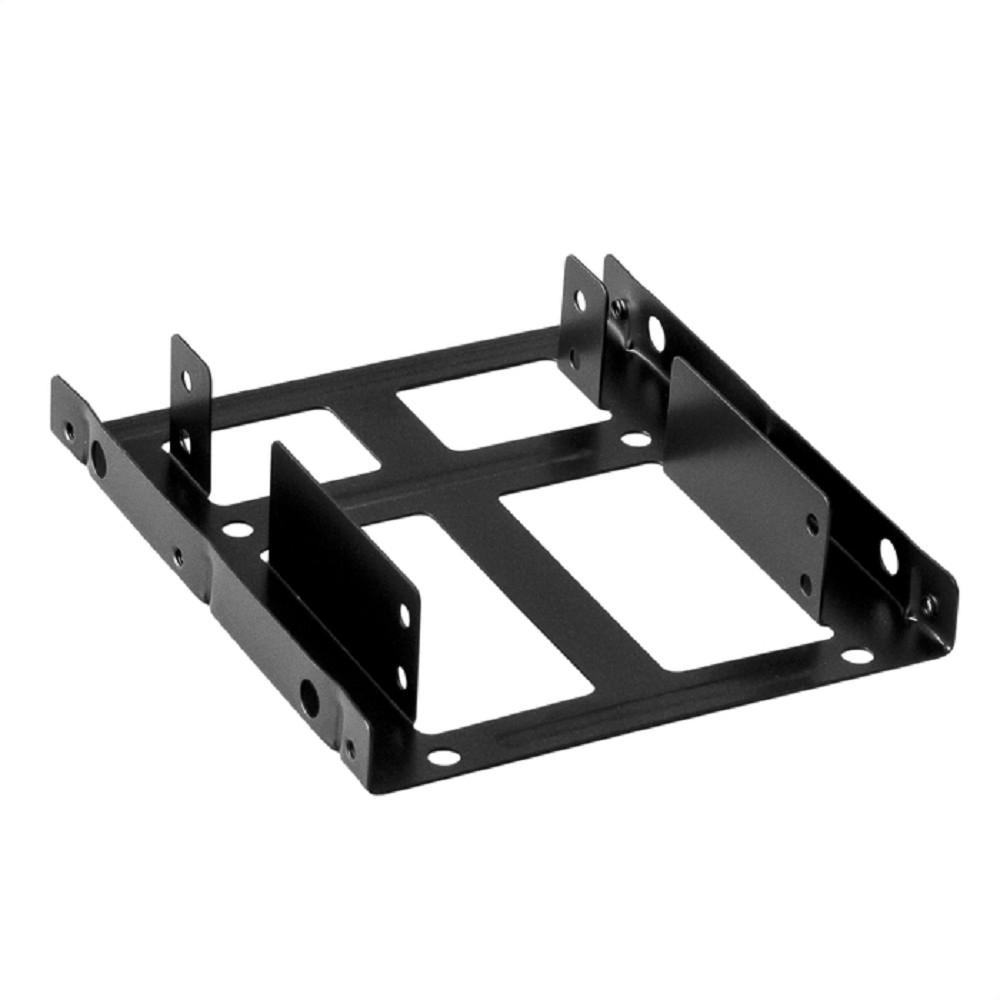 Exegate EX292544RUS Салазки (переходник) ExeGate HD-22T3M металлические для установки 2xHDD/SSD 2.5" в отсек 3.5"