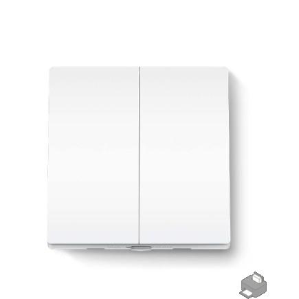 TP-Link Tapo S220 Умный 2-клавишный, 1-позиционный выключатель