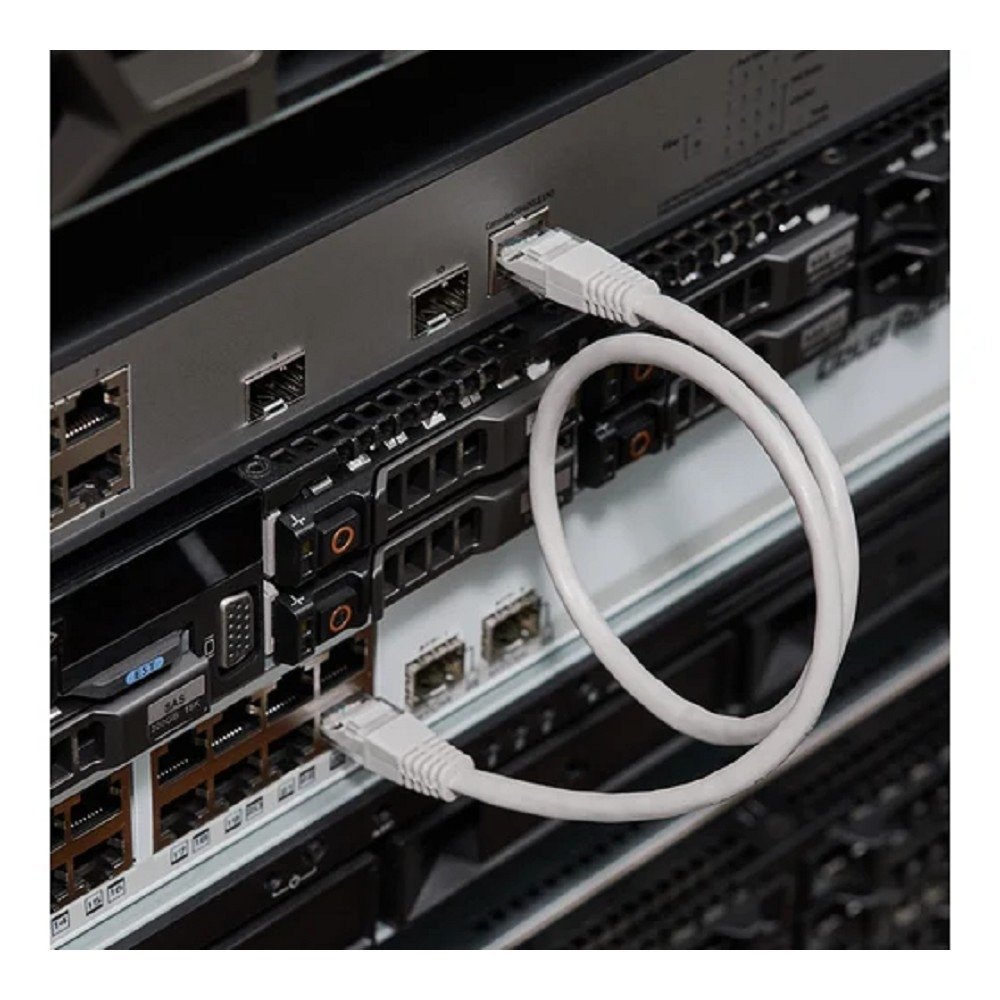 Rexant (18-1001) Шнур коммутационный, патч-корд, U/UTP RJ45-RJ45 CAT 5e, PVC, серый, 0,5м