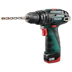 Metabo PowerMaxx SB Ударная дрель-шуруповерт [600385500] { 10.8 В, 2 Ач, БЗП,34 Нм, 1.12 кг }