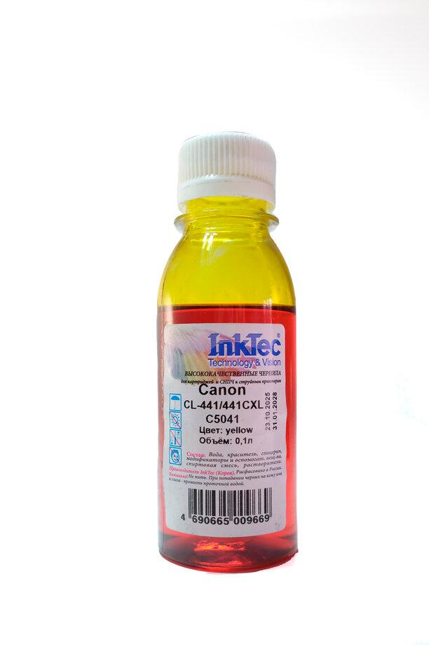 Чернила InkTec (C5041) для Canon CL-441/441CXL, Y, 0,1 л., C5041-LY