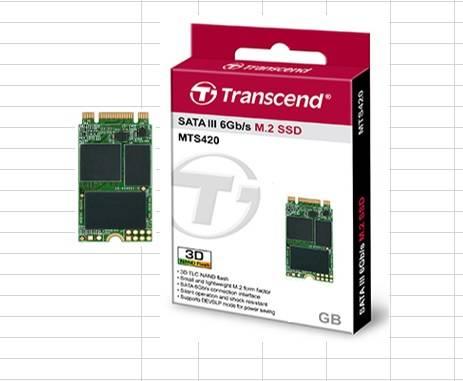 Твердотельный диск 120GB Transcend MTS420, 3D NAND, M.2, SATA III [R/W - 560/500 MB/s], TS120GMTS420S