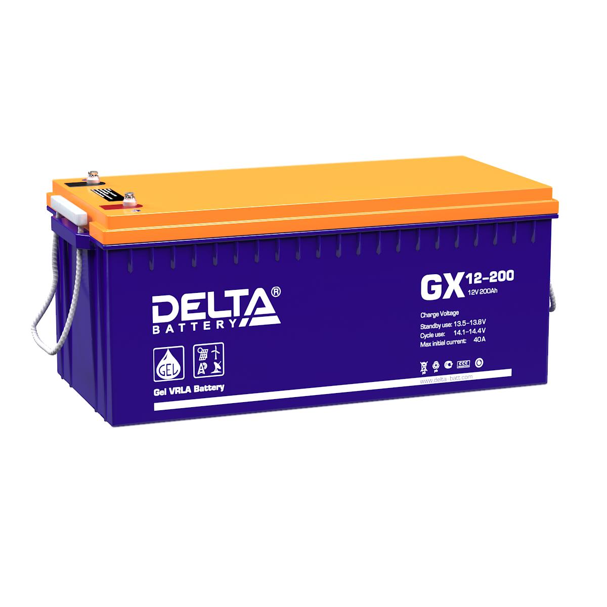Батарея DELTA BATTERY GX 12-200 12V 200Ah, 4614010170007