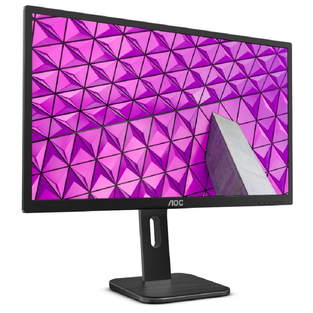 LCD AOC 23.8" 24P1 черный {IPS 1920x1080@60Hz 5ms 178/178 250cd 1000:1 Frameless HDMI1.4 DisplayPort1.2 DVI D-Sub USB3.0x4 AudioOut 2Wx2 Pivot}