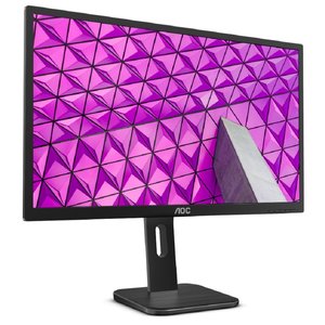 LCD AOC 23.8" 24P1 черный {IPS 1920x1080@60Hz 5ms 178/178 250cd 1000:1 Frameless HDMI1.4 DisplayPort1.2 DVI D-Sub USB3.0x4 AudioOut 2Wx2 Pivot}