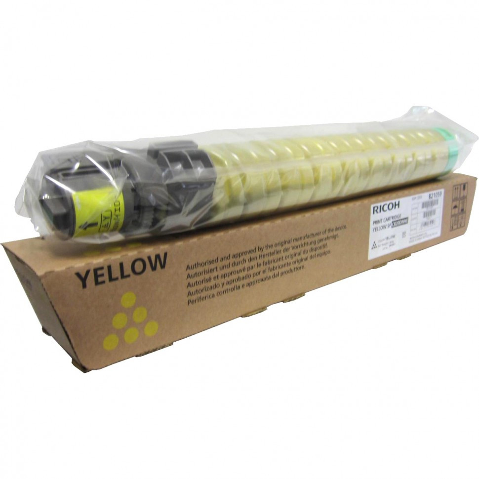 Принт-картридж жёлтый тип SPC820DNHE для Ricoh Aficio SPC820DN/C821DN (15000стр) 821059
