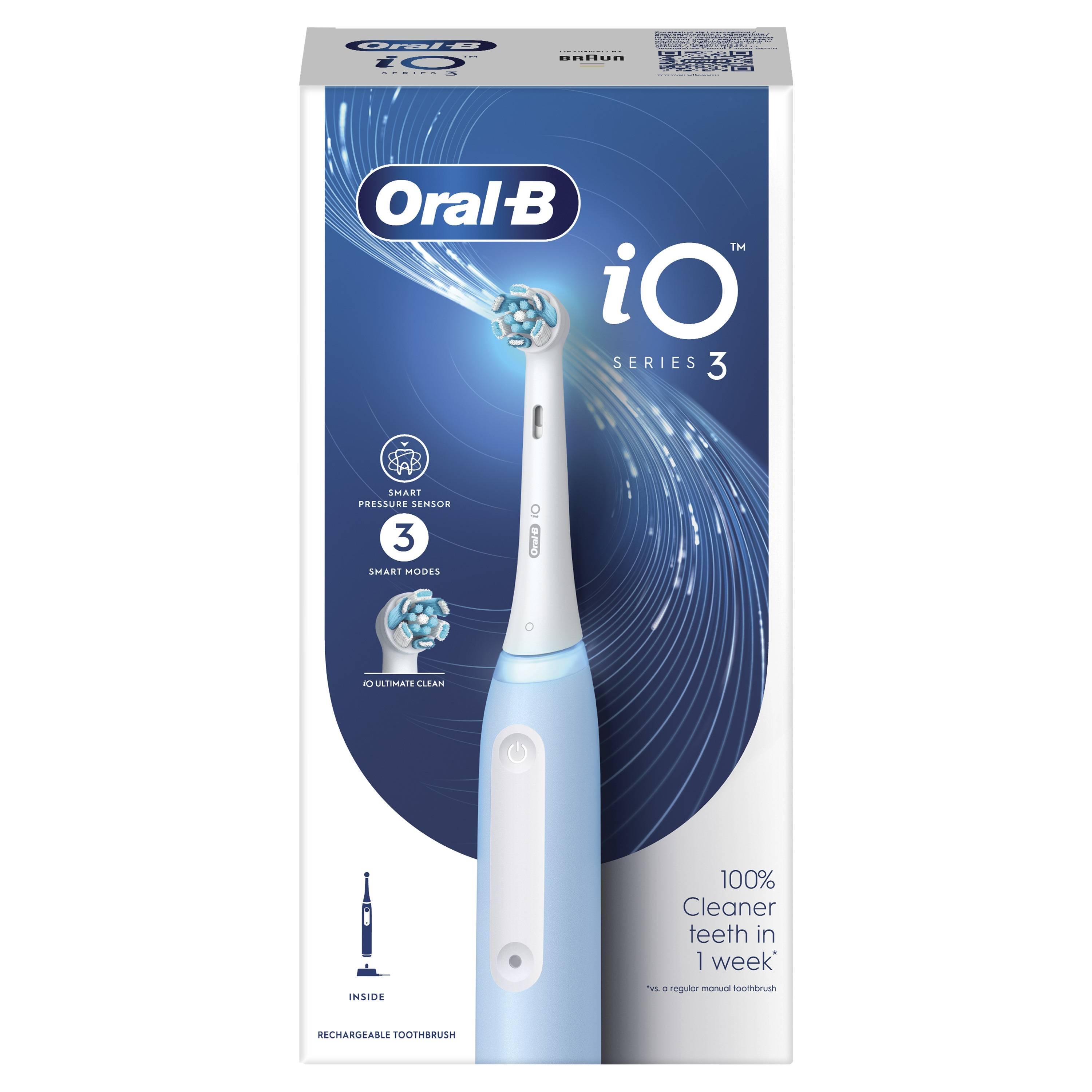 Oral-B Электрическая зубная щетка iO G3.1A6.0 Blue с насадками 4шт  1, Б0070210