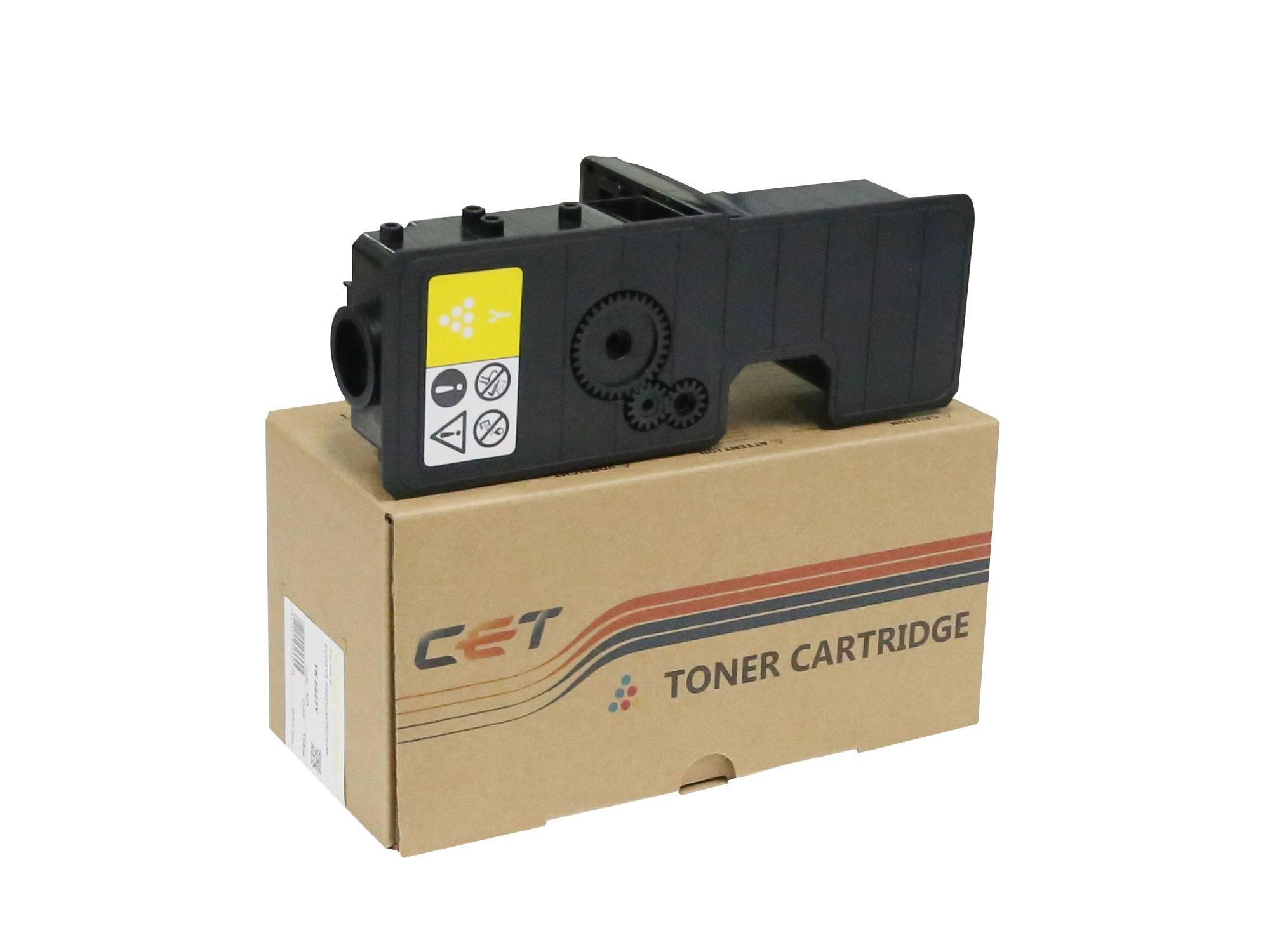 Тонер-картридж для KYOCERA ECOSYS P5021cdn/M5521cdn Yellow (PK208) 33г, 2200 стр. (TK-5230Y) CET, CET8995YR