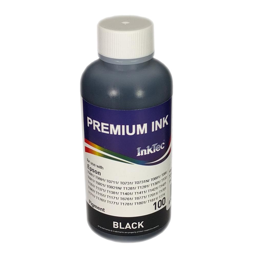 Чернила InkTec (E0013) для Epson Stylus SX425/T26/M3170/TX419, Пигм., Bk, 0,1 л. (ориг.фасовка), E0013-100MB