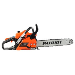 Бензопила PATRIOT PT3816 [220105510] {раб. объем 38сс, 2,0 л.с, шина 16", цепь 3/8" ; 0,050"/1,3mm ; 57 звеньев; облегченный запуск Easy Start;  очки и перчатки в комплекте }