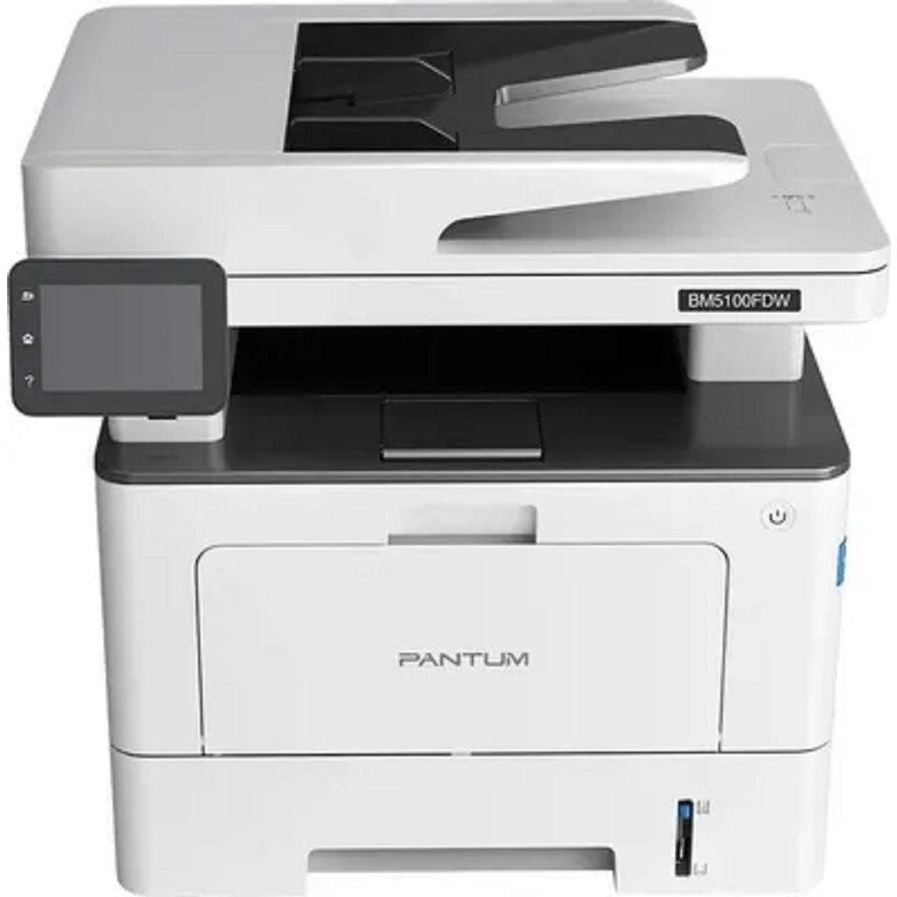 Pantum BM5100FDW МФУ лазерное ЧБ, A4, C/P/S, факс, дуплекс, 40стр/мин, 1200x1200 dpi, 512 MB RAM, ADF50, лоток 250 листов, USB, LAN, WiFi, старт.картр.3000стр. {проектная модель}
