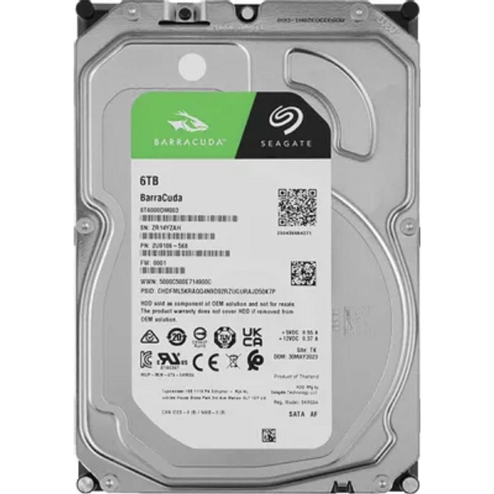 6TB Seagate BarraCuda (ST6000DM003) {Serial ATA III, 5400 rpm, 256mb buffer}