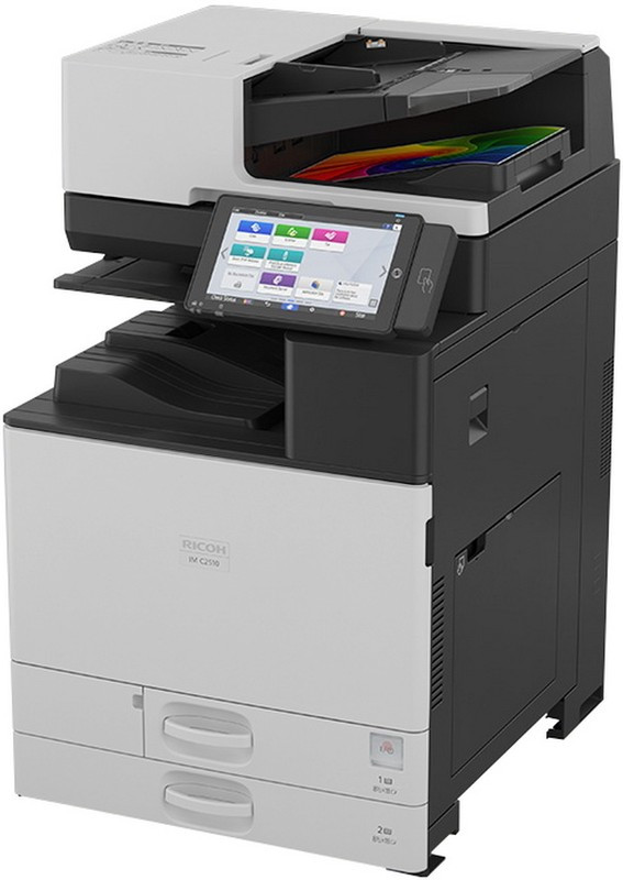 МФУ Ricoh IM C2510, A3, цветное, 6Гб, 25стр/мин, дуплекс, PS, SSD256, GigaLAN, ARDF100, 2 лотка по 550л, добавить комплект тонеров, запуск АСЦ 419355