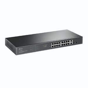 TP-Link TL-SG1218MP Коммутатор с 16 гигабитными портами PoE+ и 2 комбинированными портами RJ45/SFP
