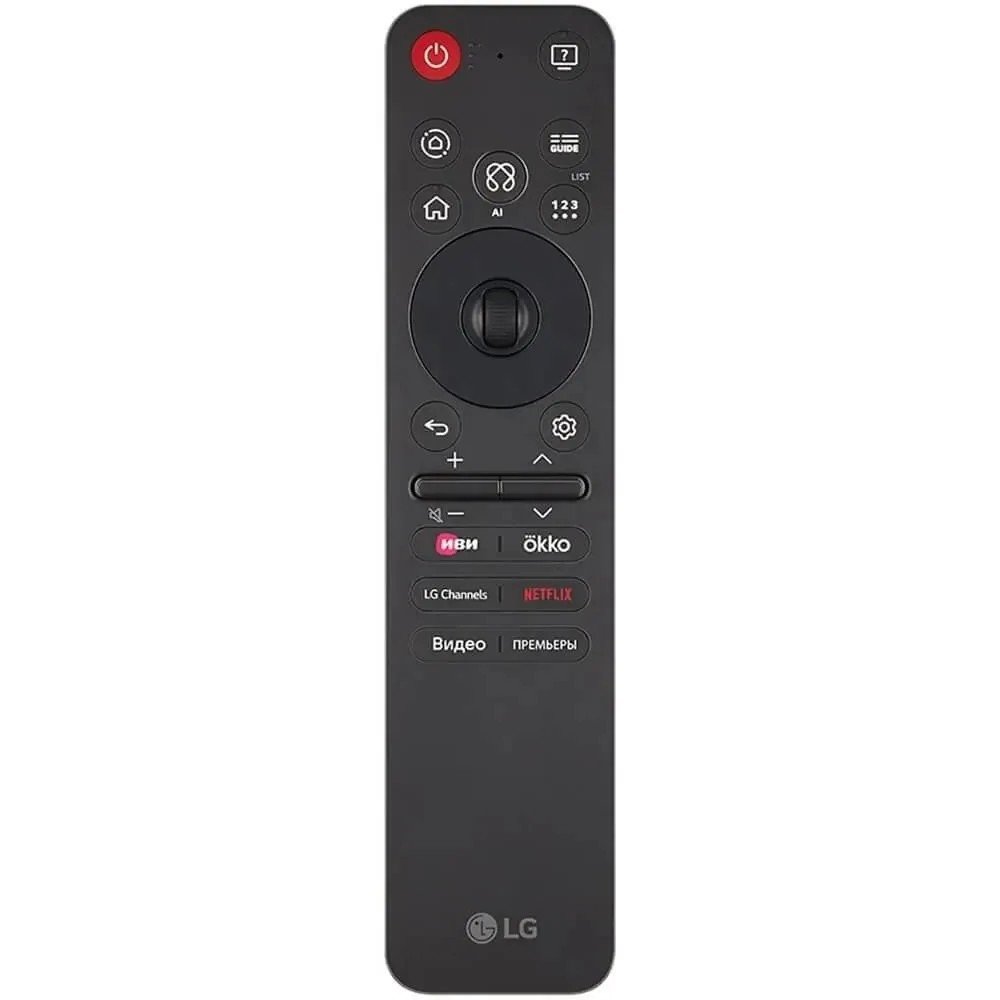 LG 55" 55NANO81A6A.ARUG черный 4K Ultra HD 60Hz DVB-T DVB-T2 DVB-C DVB-S DVB-S2 USB WiFi Smart TV