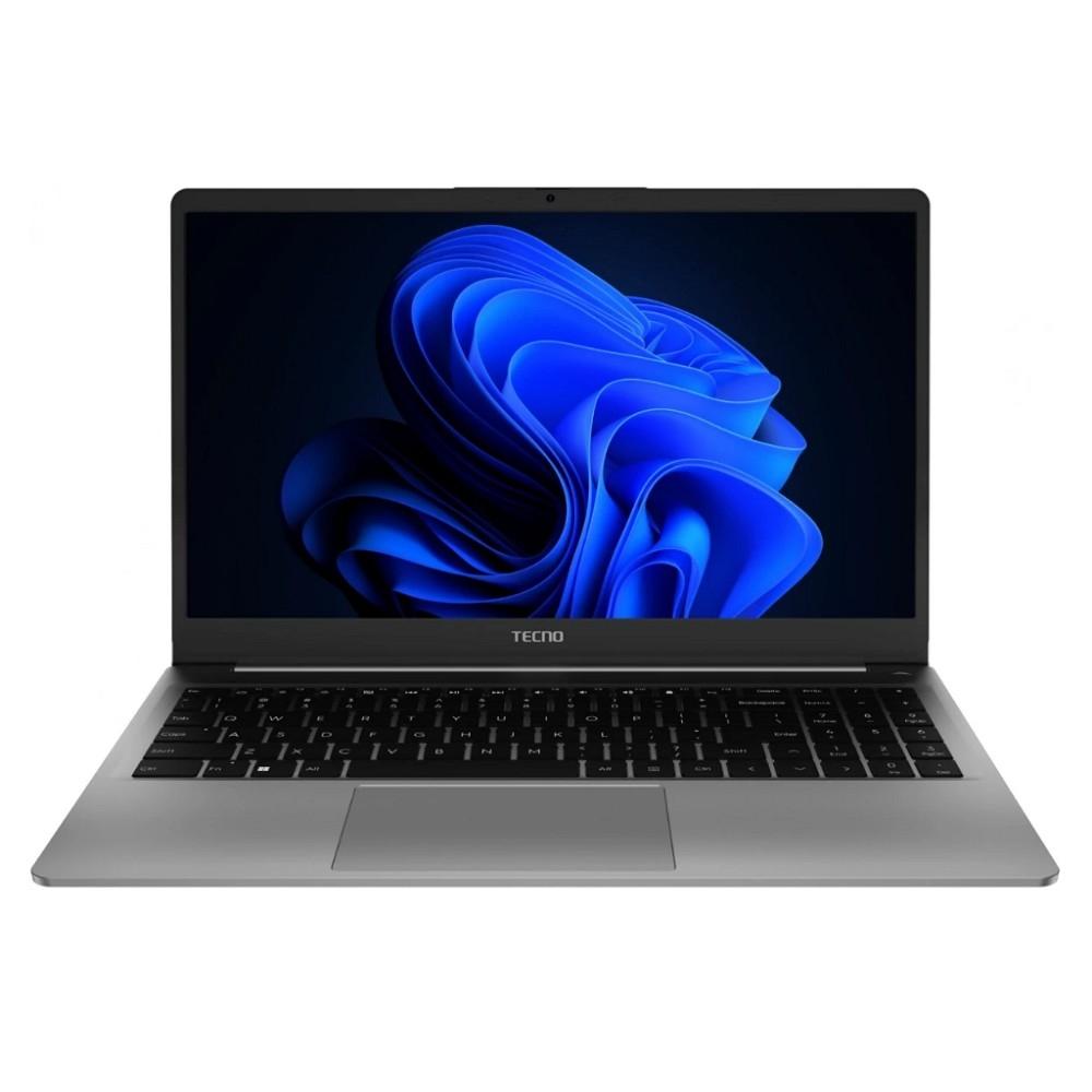 Ноутбук Tecno MegaBook K15SFA Ryzen 5 7535HS/8Gb/SSD512Gb/660M/15.6"/IPS/FHD/W11H/grey/6060mAh, 71005000517