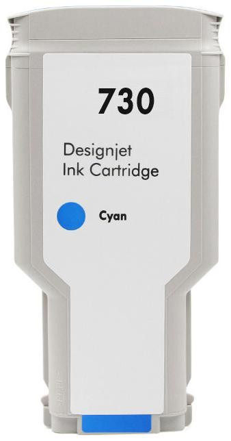 GG-P2V68A G&G струйный голубой картридж 730 для НР Designjet T1700 300ml