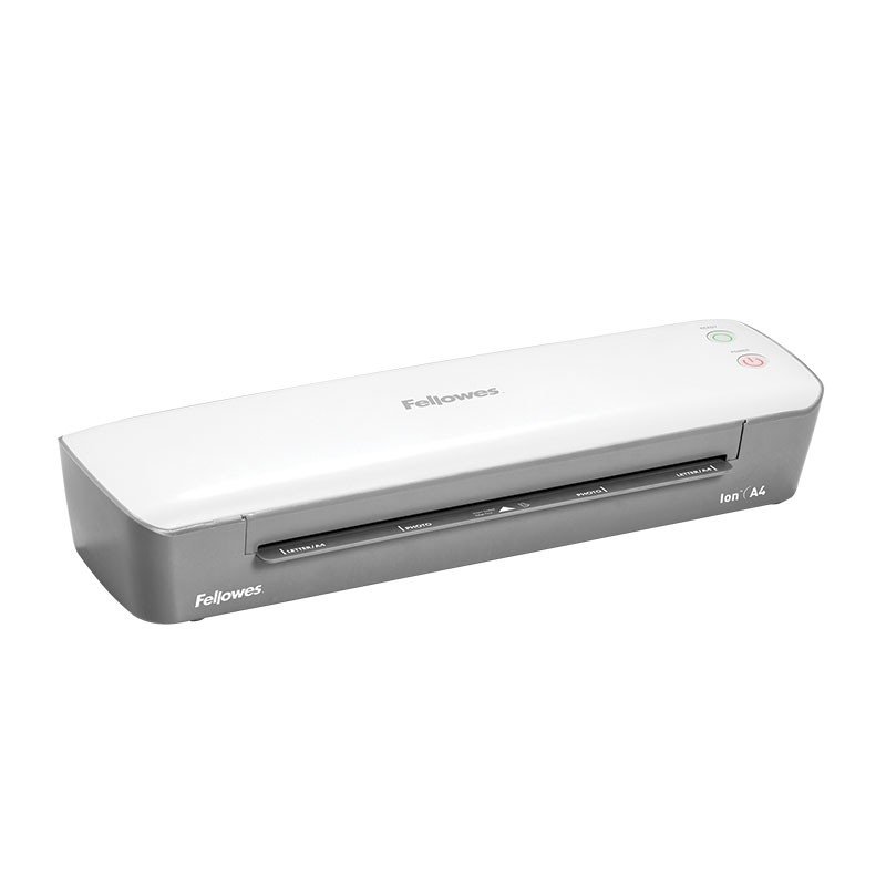 Fellowes Ламинатор Ion A4 FS-4560001 {75-125 мкм, 30 см/мин, AutoShutOff, механизм освобождения, стартовый набор пленок} 
