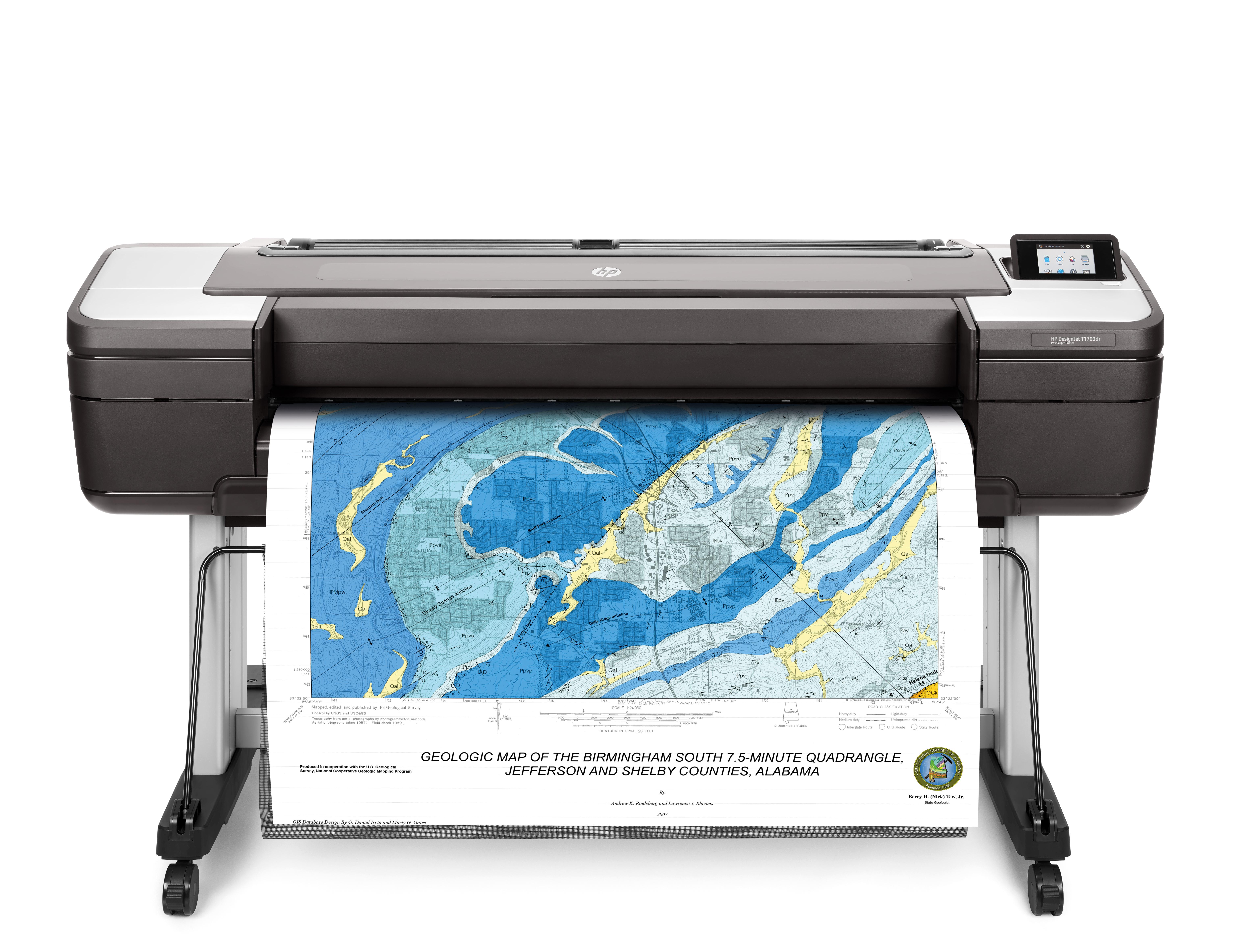 Плоттер/ HP DesignJet T1700 44-in PostScript Printer, 1VD87A