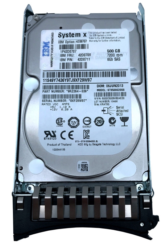 42D0707 Жесткий диск 500GB SAS 2,5 П/У
