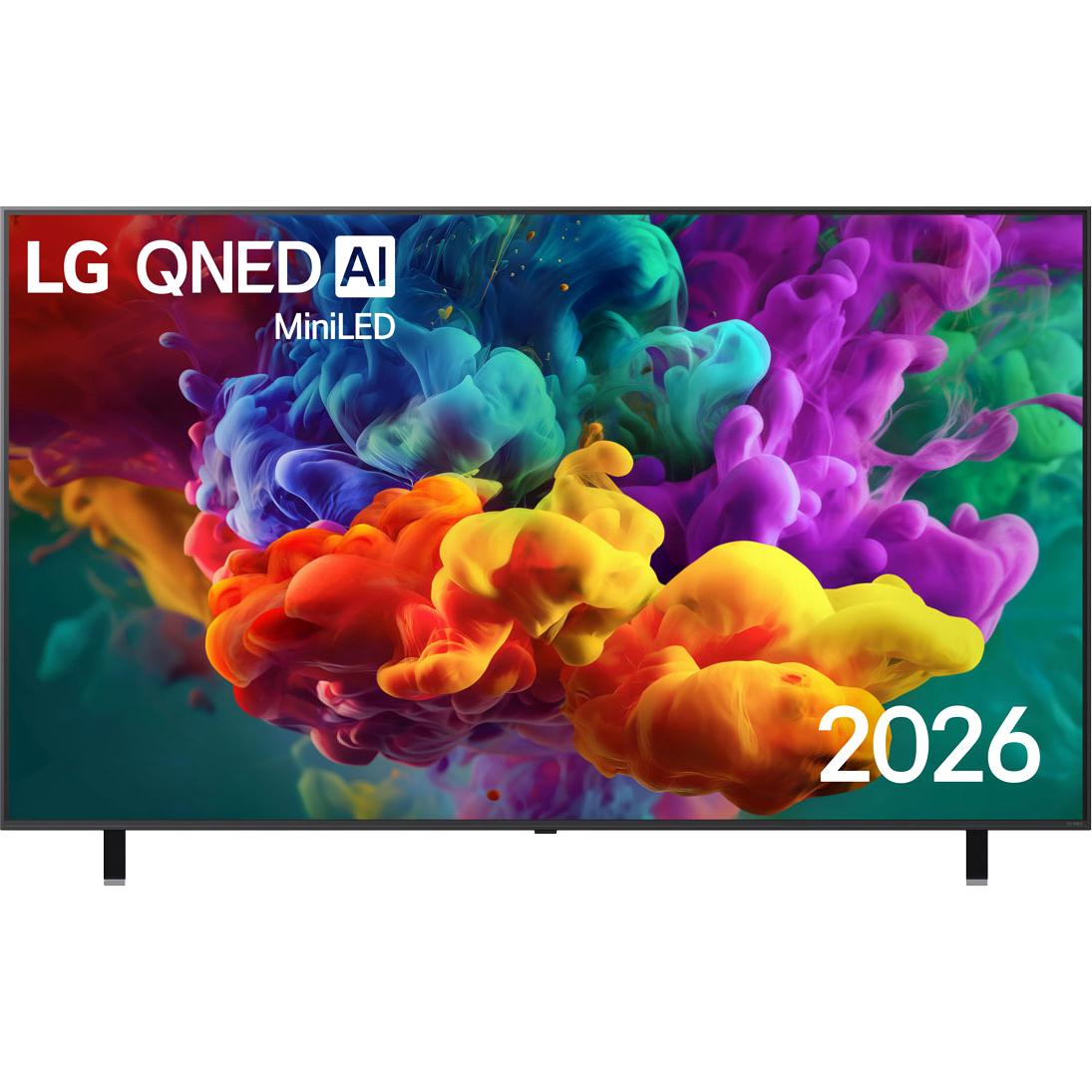 Телевизор ЖК 75'' LG/ 75", Ultra HD, QNED MiniLED, Dynamic QNED Color, Edge Led,  Precision Dimming Pro, AI Picture Pro, Smart TV (WebOS 26), Wi-Fi 5, DVB-T2/C/S2, MR, 120Hz Native (VRR 144Hz), 2.0ch (20W), 4хHDMI, 2хUSB, 2 Pole, черный графит, 2026, 75QNED85B6C.ARUG
