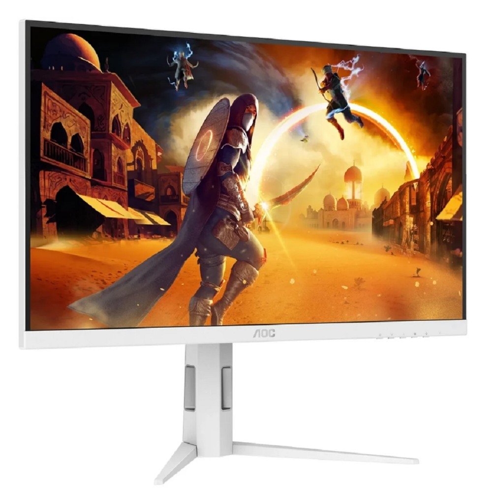LCD AOC 27" Q27G4/WS белый {IPS 2560x1440 200Hz 0.3ms 1200:1 450cd HDMI DisplayPort}