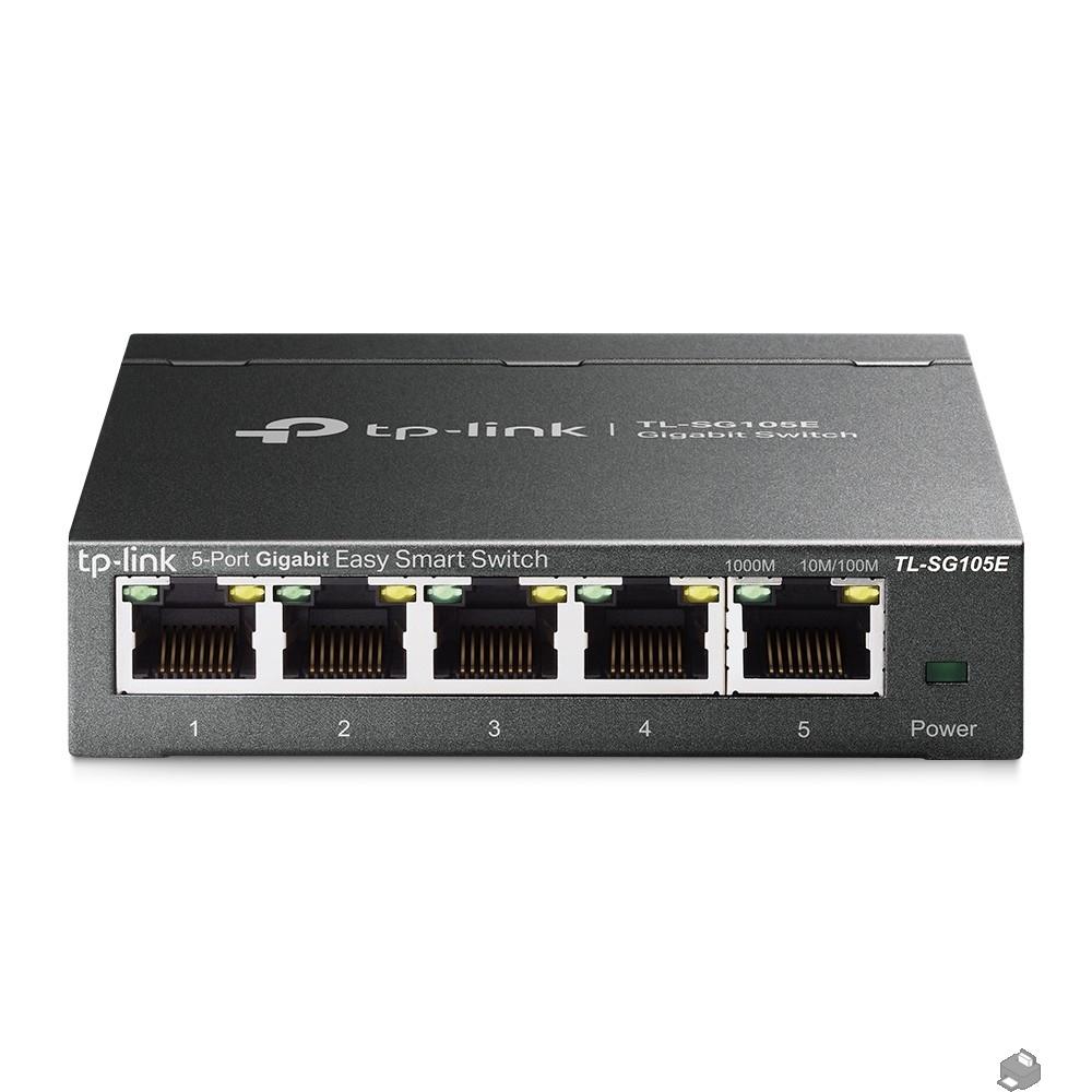 TP-Link TL-SG105E Коммутатор Easy Smart с 5 гигабитными портами